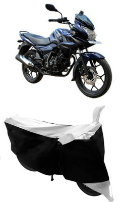 MoTRoX Two Wheeler Cover for Bajaj(Discover, White)