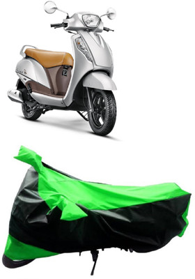 MMSSTAR Waterproof Two Wheeler Cover for Suzuki(Access SE, Green, Black)