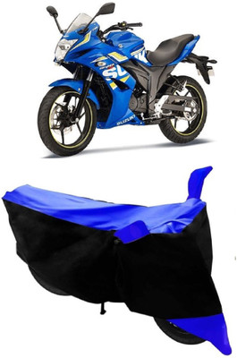 V Creation Two Wheeler Cover for Suzuki(Gixxer SF, Blue)