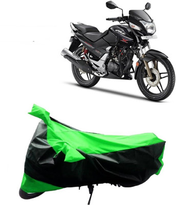 MMSSTAR Waterproof Two Wheeler Cover for Honda(CBZ, Green, Black)