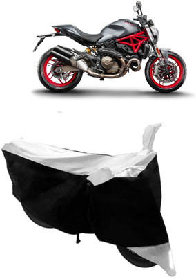 BIKECOVER Two Wheeler Cover for Ducati(Monster 821, White)