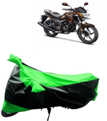 MMSSTAR Waterproof Two Wheeler Cover for Hero(Hunk, Green, Black)