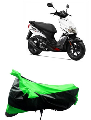 MMSSTAR Waterproof Two Wheeler Cover for Yamaha(Jog R, Green, Black)