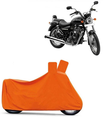 MoTRoX Two Wheeler Cover for Royal Enfield(Thunderbird 500, Orange)