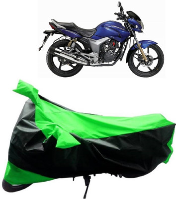 MMSSTAR Waterproof Two Wheeler Cover for Honda(CBZ TYPE 1, Green, Black)