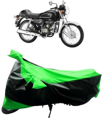 MMSSTAR Waterproof Two Wheeler Cover for Hero(Splendor Pro Classic, Green, Black)
