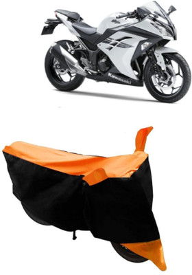 MoTRoX Two Wheeler Cover for Kawasaki(Ninja 300, Orange)
