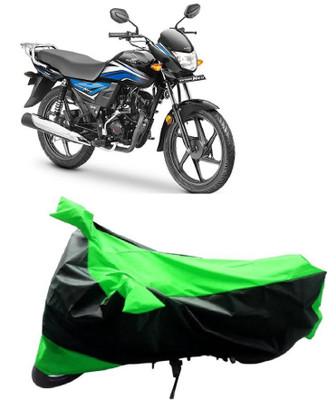 MMSSTAR Waterproof Two Wheeler Cover for Honda(Dream Neo, Green, Black)