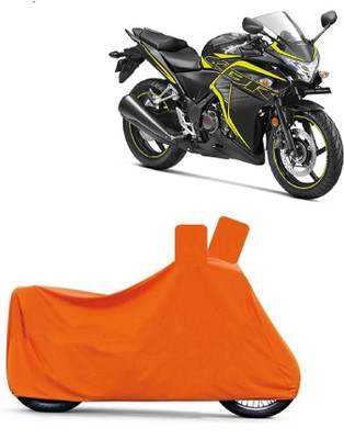 MoTRoX Two Wheeler Cover for Honda(CBR 250R, Orange)