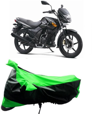 MMSSTAR Waterproof Two Wheeler Cover for TVS(Flame SR125, Green, Black)