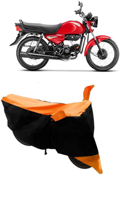MoTRoX Two Wheeler Cover for Hero(CD deluxe, Orange)