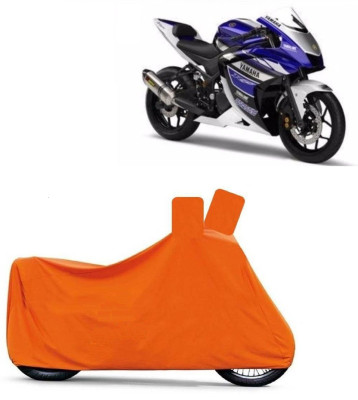 MoTRoX Two Wheeler Cover for Yamaha(YZF R25, Orange)
