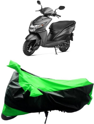 MoTRoX Two Wheeler Cover for Honda(Dio, Green, Black)