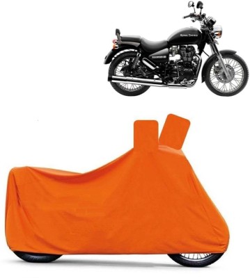 MoTRoX Two Wheeler Cover for Royal Enfield(Thunderbird 350, Orange)