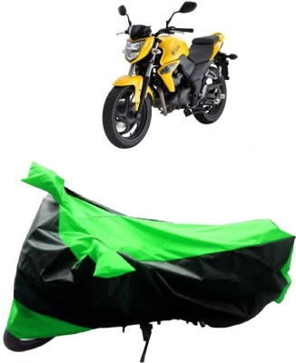 MMSSTAR Waterproof Two Wheeler Cover for Mahindra(Stallio, Green, Black)