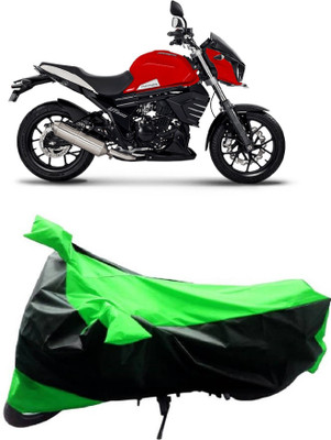 MoTRoX Two Wheeler Cover for Mahindra(MOJO XT 300, Green, Black)