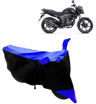 BIKECOVER Two Wheeler Cover for Honda(Trigger, Blue)