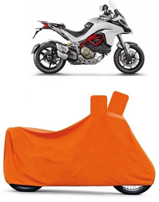MoTRoX Two Wheeler Cover for Ducati(Multistrada, Orange)