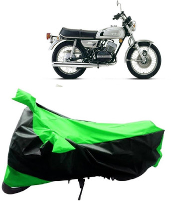 MMSSTAR Waterproof Two Wheeler Cover for Yamaha(RD 350, Green, Black)