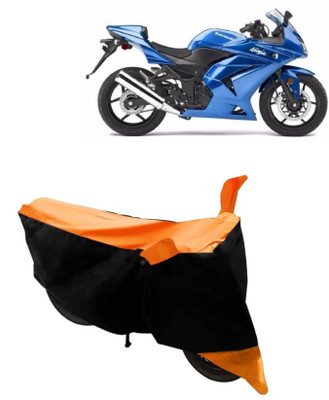 MoTRoX Two Wheeler Cover for Kawasaki(Ninja 250, Orange)