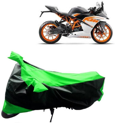 MoTRoX Two Wheeler Cover for KTM(RC 200, Green, Black)