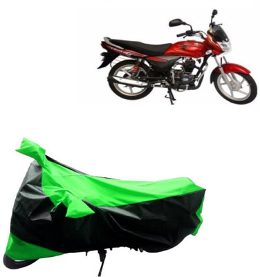 MMSSTAR Waterproof Two Wheeler Cover for Bajaj(Platina, Green, Black)