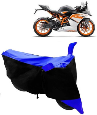 BIKECOVER Two Wheeler Cover for KTM(RC 200, Blue)