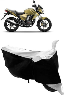 BIKECOVER Two Wheeler Cover for Honda(Dazzler, White)