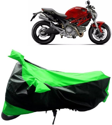 MMSSTAR Waterproof Two Wheeler Cover for Ducati(Monster 795, Green, Black)