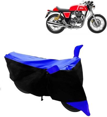 BIKECOVER Waterproof Two Wheeler Cover for Royal Enfield(Continental GT, Blue)