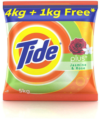 Tide Plus Jasmine & Rose Detergent Powder(5 kg)