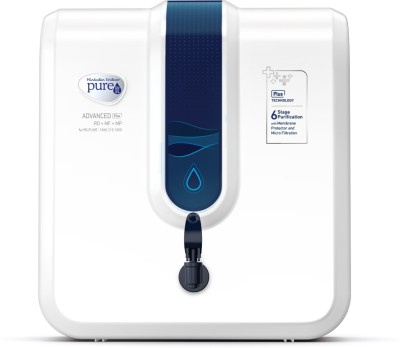 Pureit by HUL Advanced Plus 5 L RO + MF + MP Water Purifier  (White, Blue)