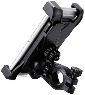 FERONS Universal Bike Mobile Holder 360 Degree High Quality Bike Scooty Bicycle Motorcycle Phone Holder Mount Bracket For All Smartphones Mobile Phones, GPS and Other Devices Bike Mobile Holder(Black)