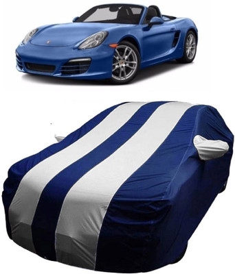 MoTRoX Car Cover For Porsche Boxster (With Mirror Pockets)(Blue, White)