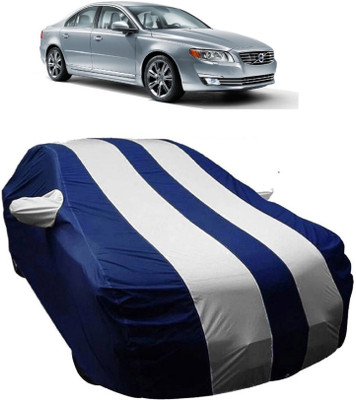 MoTRoX Car Cover For Mercedes Benz S90 (With Mirror Pockets)(Blue, White)