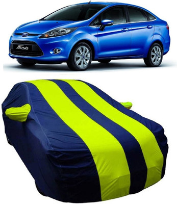 MoTRoX Car Cover For Ford Fiesta Classic (With Mirror Pockets)(Blue, Green)