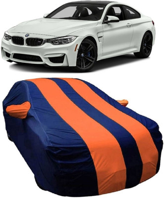 MoTRoX Car Cover For BMW M4 (With Mirror Pockets)(Blue, Orange)