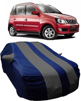 MoTRoX Car Cover For Mahindra Quanto (With Mirror Pockets)(Blue, Grey)