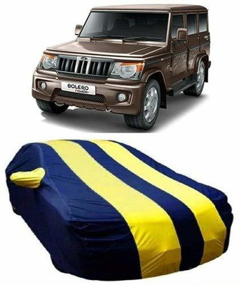 HOLME'S Car Cover For Mahindra Bolero (With Mirror Pockets)(Yellow)