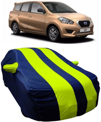 MoTRoX Car Cover For Nissan Go+ (With Mirror Pockets)(Blue, Green)