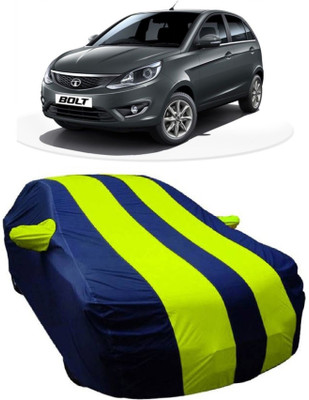 MoTRoX Car Cover For Tata Bolt (With Mirror Pockets)(Blue, Green)