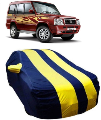 MoTRoX Car Cover For Tata Sumo Gold (With Mirror Pockets)(Blue, Yellow)