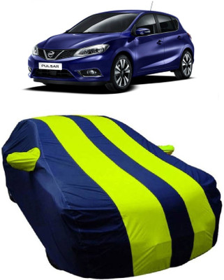 MoTRoX Car Cover For Nissan Pulsar (With Mirror Pockets)(Blue, Green)
