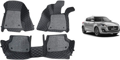 AYW Leatherite 7D Mat For  Maruti Suzuki New Swift(Black)