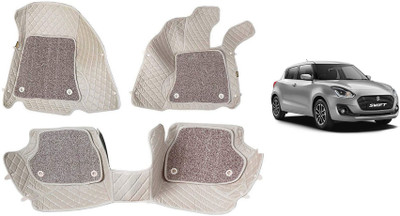 MATIES Leatherite 7D Mat For  Maruti Suzuki New Swift(Beige)