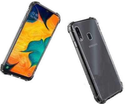 BRENZZ Back Cover for Samsung galaxy A30(Transparent, Shock Proof, Silicon, Pack of: 1)
