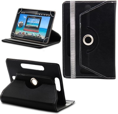 Elyon Design Flip Cover for Samsung Galaxy Tab A 8 inch(Black, Dual Protection, Pack of: 1)