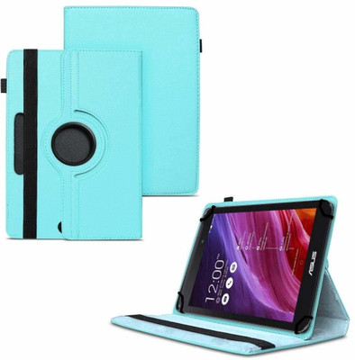TGK Flip Cover for Asus Fonepad 7 2014 FE170CG Tablet 7"/ 360 Degree Rotating Universal Case With Three Camera Hole(Sky Blue, Cases with Holder)