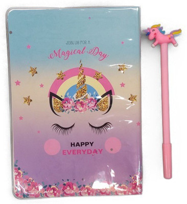 Prezzie Villa eyes design water diary Pen Gift Set(Ink Color - Multicolor)