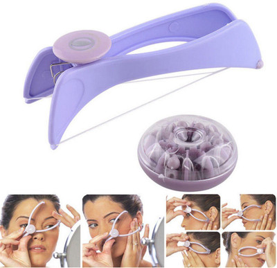 ishi Slique Eyebrow Face and Body Hair Threading Removal Epilator Tweezer System Kit